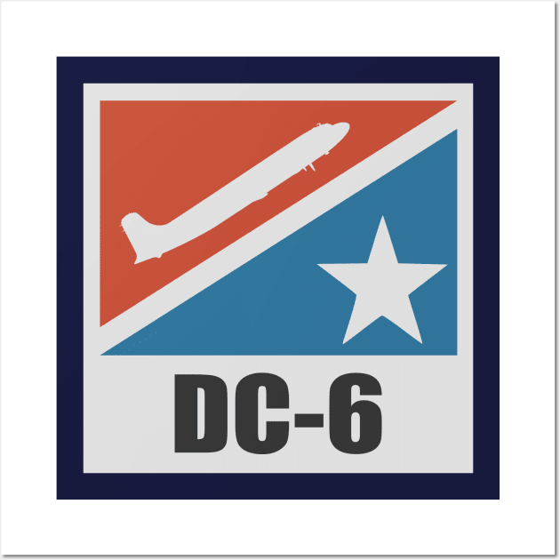 Douglas DC-6 Wall Art by TCP